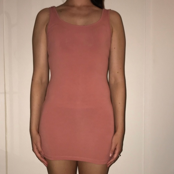 Forever 21 Dresses & Skirts - Forever 21 Pink Tunic Tank Body Con